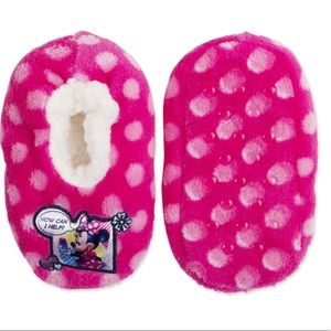2/$15 Disney Minnie Infant Girls Slipper Socks